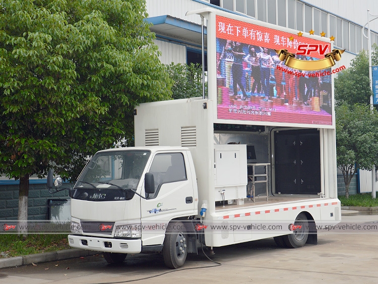 JMC LED Show Truck - White Color JMC LED Show Truck - White Color